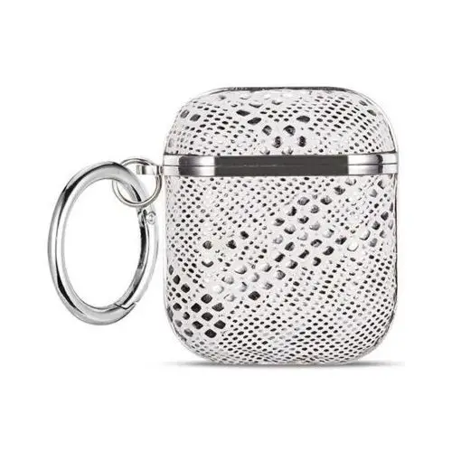 Etui na słuchawki BELINE Elegance do Apple AirPods 1/2 Srebrny