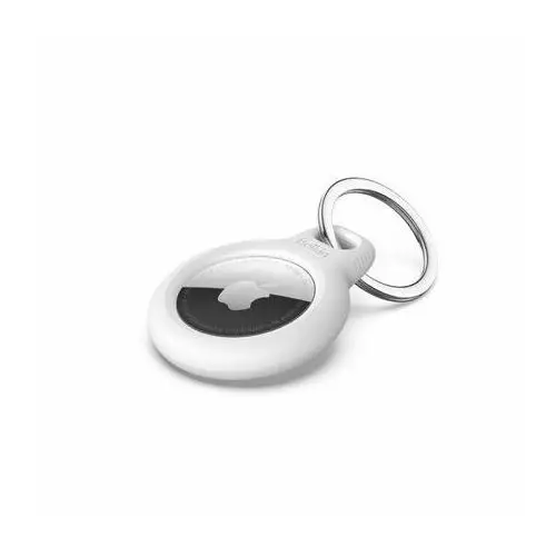 Secure holder with key ring for airtag white Belkin