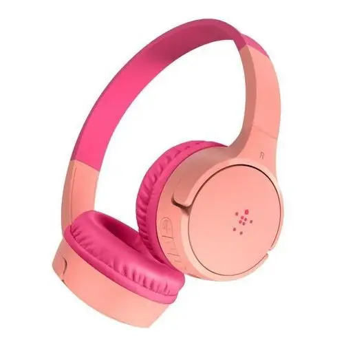 Belkin słuchawki dziecięce bezprzewodowe różowe