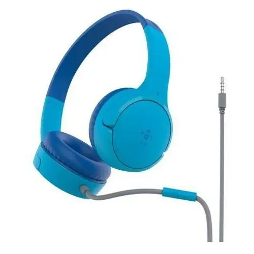 Belkin Słuchawki SOUNDFORM Mini Nauszne Przewodowe Niebieskie Dla Dzieci, UHBLKRNP0000002
