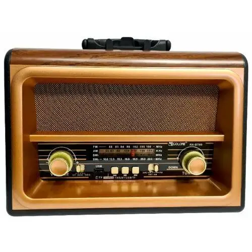 Bezmarkowe Radio vintage fm akumulatorowe z bluetooth usb