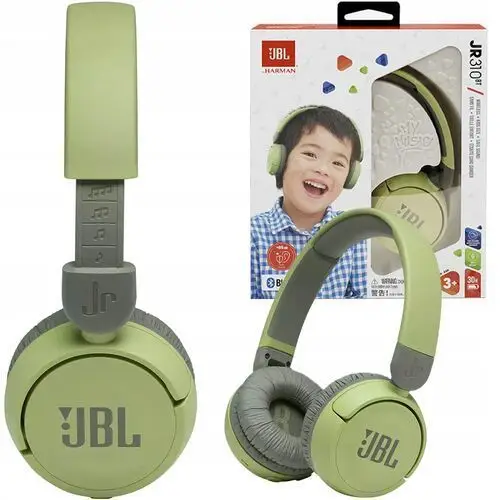 Bezprzewodowe Słuchawki Nauszne Dla Dzieci Jbl JR310BT Bluetooth Green