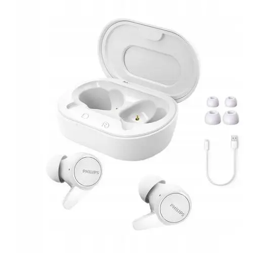 Bezprzewodowe Słuchawki Philips TAT1207WT Białe Tws Bluetooth 5.1 Hq