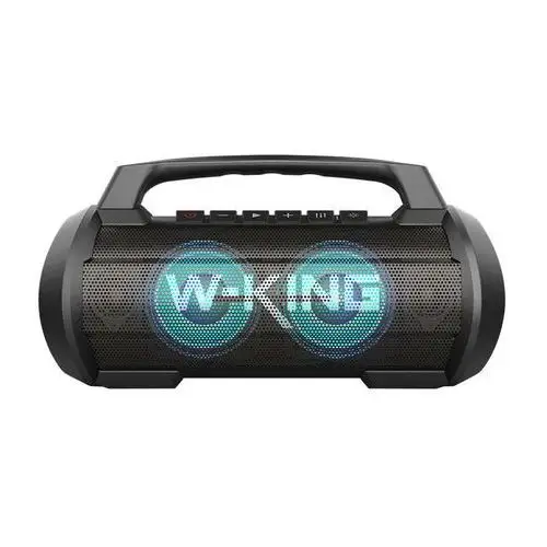 Bezprzewodowy Głośnik Bluetooth W-king D10 Black Powerbank Boombox 70 W