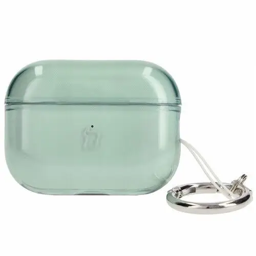 Bizon Etui case headphone clear do airpods pro 2, przezroczysto-zielone
