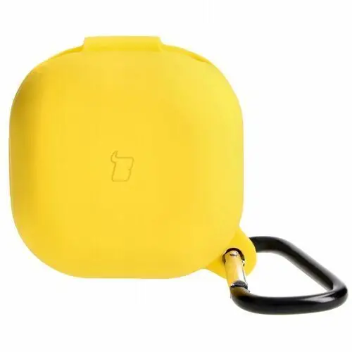 Etui Bizon Case Headphone Silicone do Galaxy Buds Live / Pro / Buds2 / Buds2 Pro, żółte
