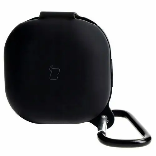 Bizon Etui case headphone silicone do galaxy buds live / pro / buds2 / buds2 pro, czarne