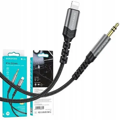 BL9 Kabel audio Aux 3.5mm iPhone 14 Plus Pro Max