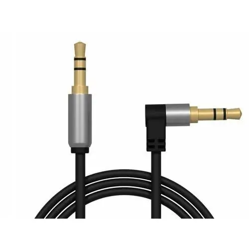 Kabel jack 3.5mm stereo kątowy przyłącze 1m aux Blow