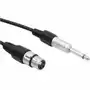 Blow Kabel mikrofonowy wtyk jack 6,3 mono - gniazdo mikrofonowe żeński xlr 10m Sklep on-line