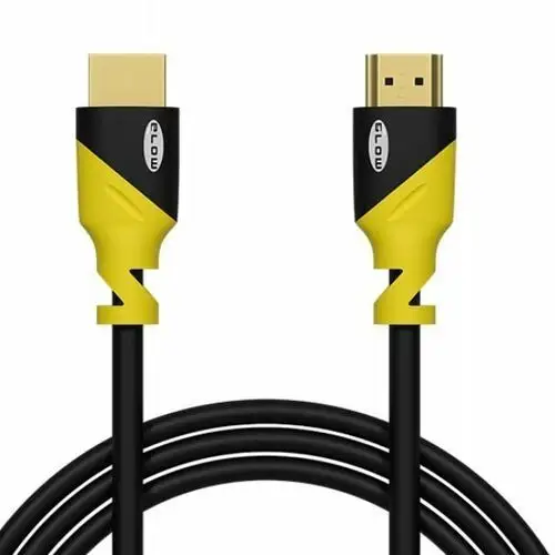 Kabel przewód adapter hdmi-hdmi yellow 5m 4k Blow
