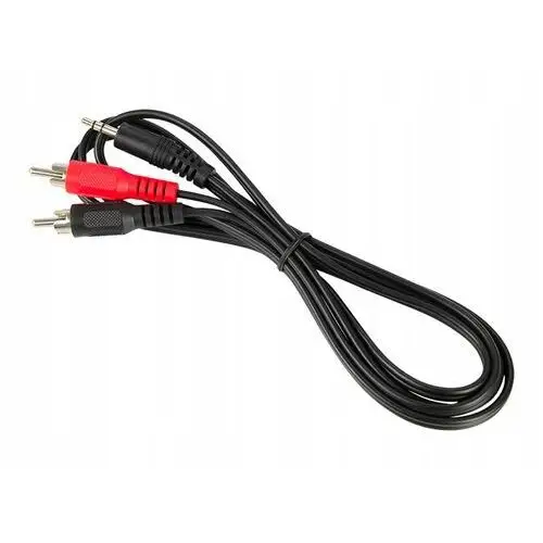 Kabel przewód minijack 3,5mm 2xrca cinch 1,5m Blow