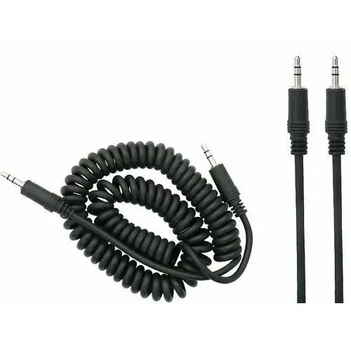 KABEL PRZEWÓD SPIRALNY MINI JACK 3,5MM PROSTY - MINI JACK 3,5MM PROSTY 3M