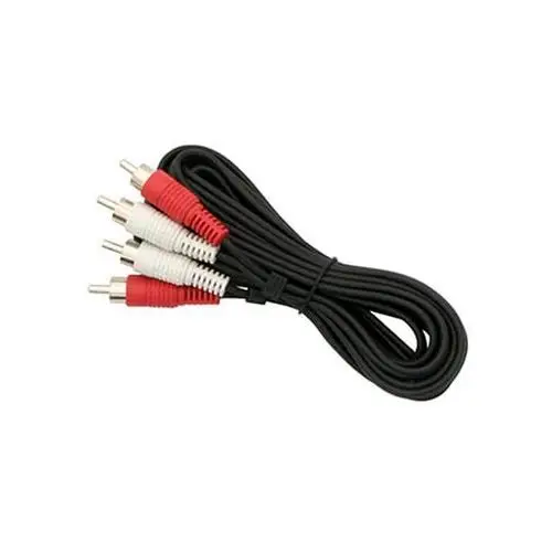 Kabel RCA 2x2 cinch 1,8m wtyki czerwony i biały 4308#