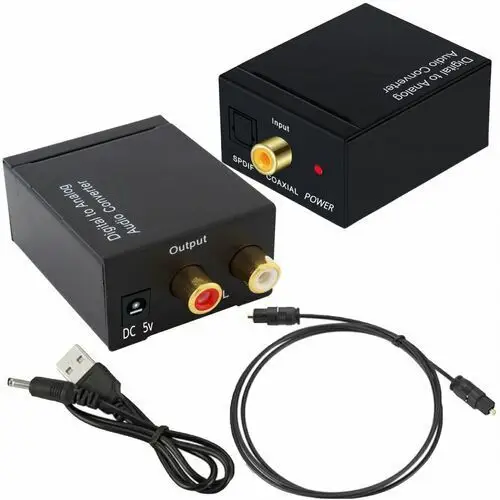 KONWERTER OPTYCZNY DAC COAXIAL TOSLINK RCA CINCH