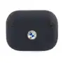 BMW BMAPSSLNA AirPods Pro cover granatowy/navy Geniune Leather Silver Logo Sklep on-line