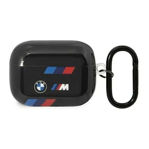 Etui na słuchawki BMW Tricolor Sttripes do Apple AirPods Pro 2 Czarny