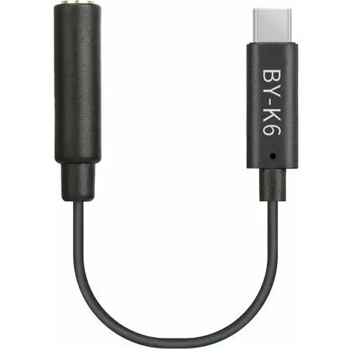 Boya by-k6 / 3.5mm trs audio adapter for