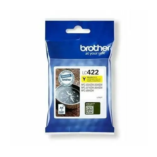 Brother Lc422Y Ink Cartridge, Yellow