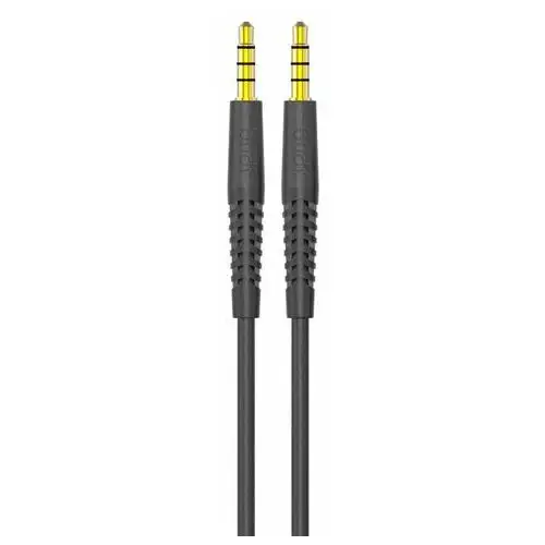 Budi , kabel aux mini jack 3.5mm do mini jack 3.5mm, 1.2m, czarny)