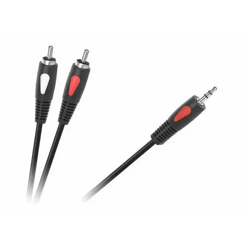 Kabel wtyk jack 3.5 - 2RCA 1.8m Cabletech Eco-Line