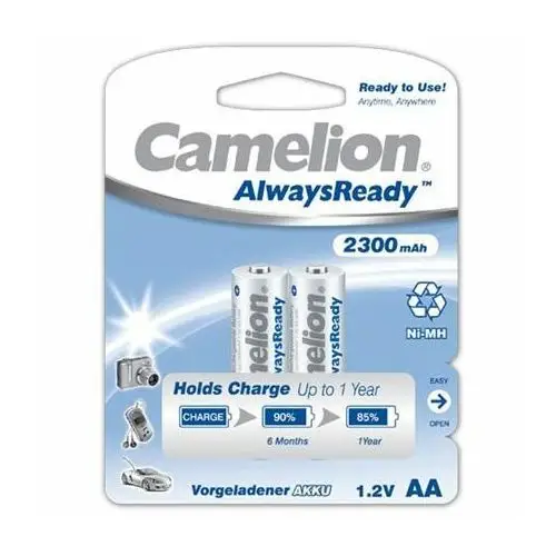 Camelion aa hr6 2300 mah alwaysready rechargeable batteries ni-mh 2 pc(s)