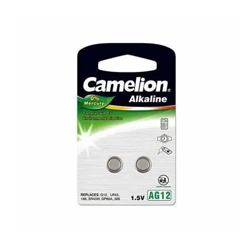 Camelion ag12 lr43 lr1142 386 alkaline buttoncell 2 pc(s)