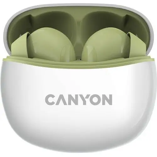 Canyon TWS-5 - dokanałowe - Bluetooth 5.2 - zielony