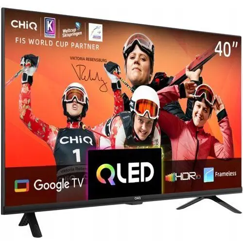 Telewizor ChiQ L40QG7V 40" Qled Full Hd Hdr Google Tv Frameless Dolby Audio