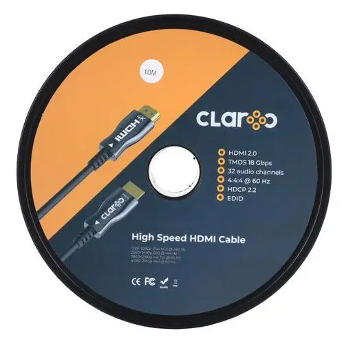 CLAROC KABEL HDMI ŚWIAOWODOWY AOC 2.0, 4K, 10M, FEN-HDMI-20-10M