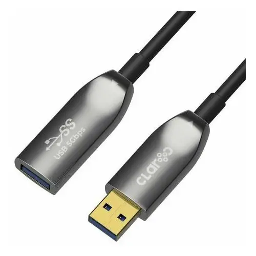 Claroc kabel optyczny usb-a m-f gbps 15m