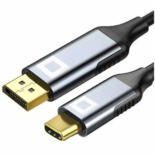 Co2 kabel usb-c display port przejściówka adapter hub usb typ c dp 8k 60hz 2m