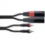 Cordial Kabel przewód sygnałowy xlr - rca 1 m Sklep on-line