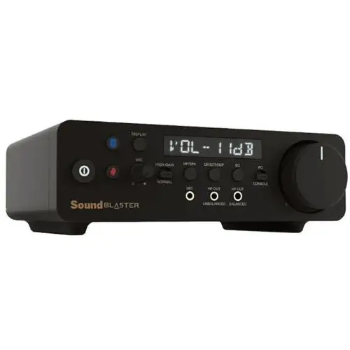 Zewnętrzna karta dźwiękowa CREATIVE Sound Blaster X5 USB Hi-Res Dual DAC z w pełni zbalansowanym wzmacniaczem słuchawkowym Xamp