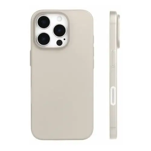 D-pro Etui air pp case 0.4mm ultra cienkie najcieńsze minimalistyczne matowe iphone 16 pro (tytanowy)