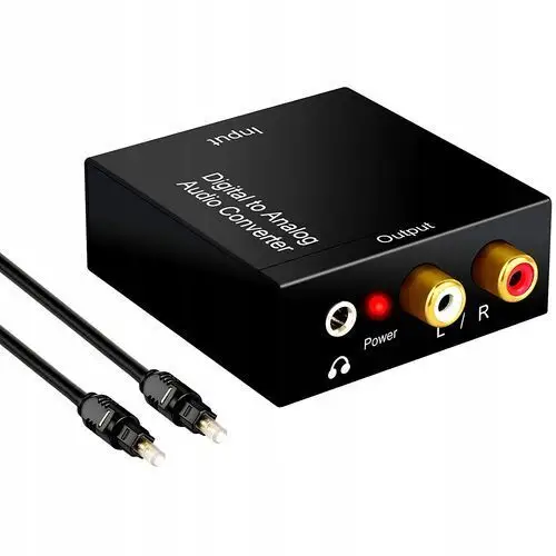 Dac 24BIT 192KHZ Kabel Optyczny Wyjście 3.5MM Jack