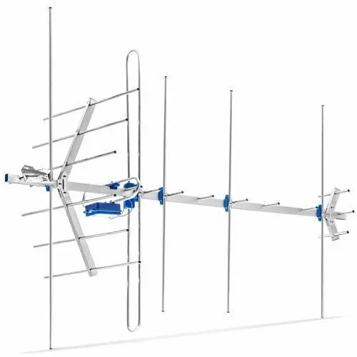 Davbol tv Antena telewizyjna ttv turbo v5 - najmocniejsza antena combo z wzmacniaczem swa955-5 do odbioru mux-8 i uhf, odporna na warunki atmosferyczne, ideal