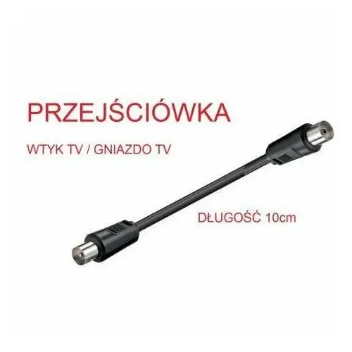 Przejściówka 10cm wtyk tv / gniazdo tv Davbol tv