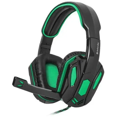 Defender Słuchawki z mikrofonem warhead g-275 zielono-czarne gaming