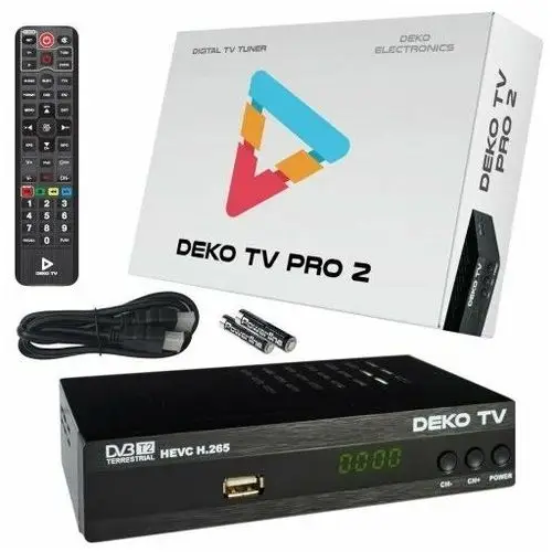 Deko Tuner dvb-t2 tv h.265 pro2