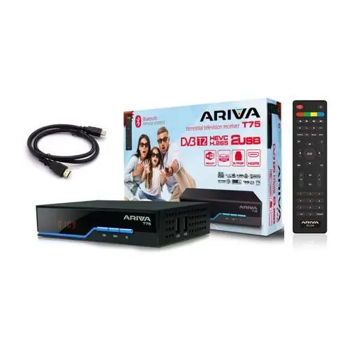 Dekoder DVB-T2 Hevc H265 Ariva T75 pilot Bluetooth