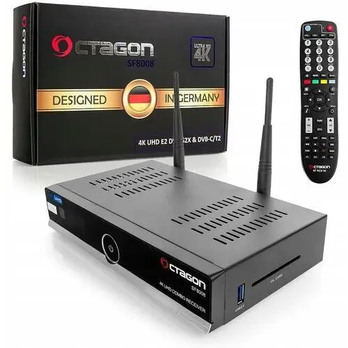 Dekoder Octagon SF8008 4K Combo Linux Enigma2 OpenATV Softcam Cccam Oscam