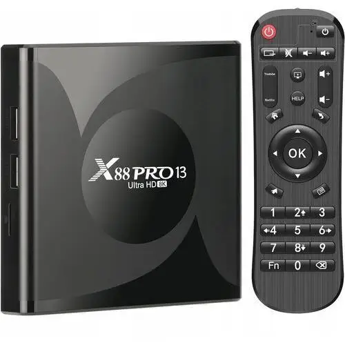 Dekoder Smart Tv box X88pro,2/16GB, Wifi 6, Android 13, odtwarzacz Hdd