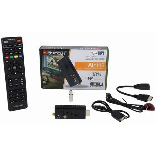 Dekoder Tuner DVB-T2 Tv Naziemnej Mini Na Usb Hevc H.265 Hd