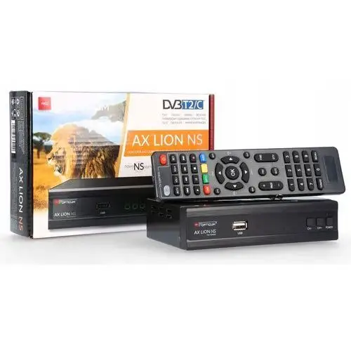 Dekoder Tuner DVB-T/T2 i Dvb-c Opticum Ax Lion Ns