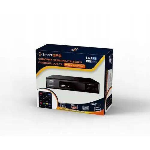 Dekoder Tuner Tv Naziemnej Hd DVB-T/T2 Hevc H.265