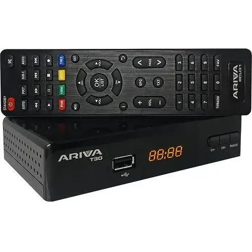 Dekoder Tv naziemnej DVB-T2 Hevc Ferguson Ariva T30 Nowy sygnał Cyfrowy