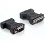 Delock Adapter av d-sub (vga) - dvi-i czarny (65017) Sklep on-line