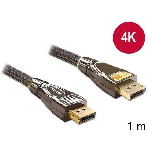 Kabel Delock DisplayPort - DisplayPort 1m Antracyt (82770)