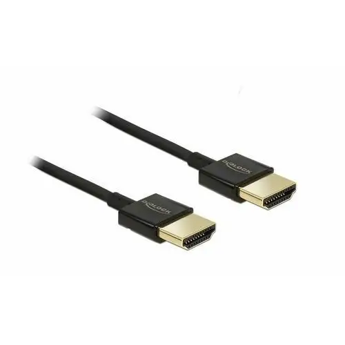 Kabel Delock HDMI A - HDMI A 1m Czarny (84771)